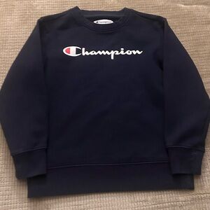 Champion Youth Navy Blue Crewneck Sweater